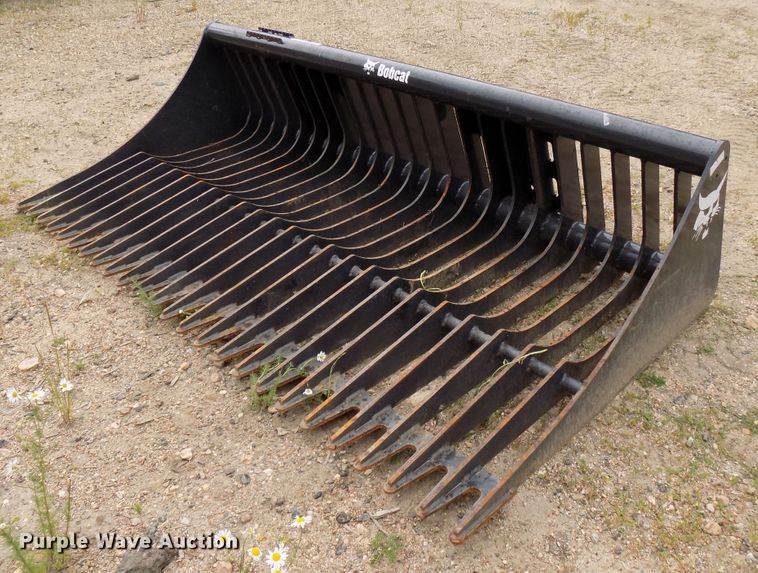 Bobcat 82 81"W skid steer rock bucket in Winter Park, CO Item EP9665