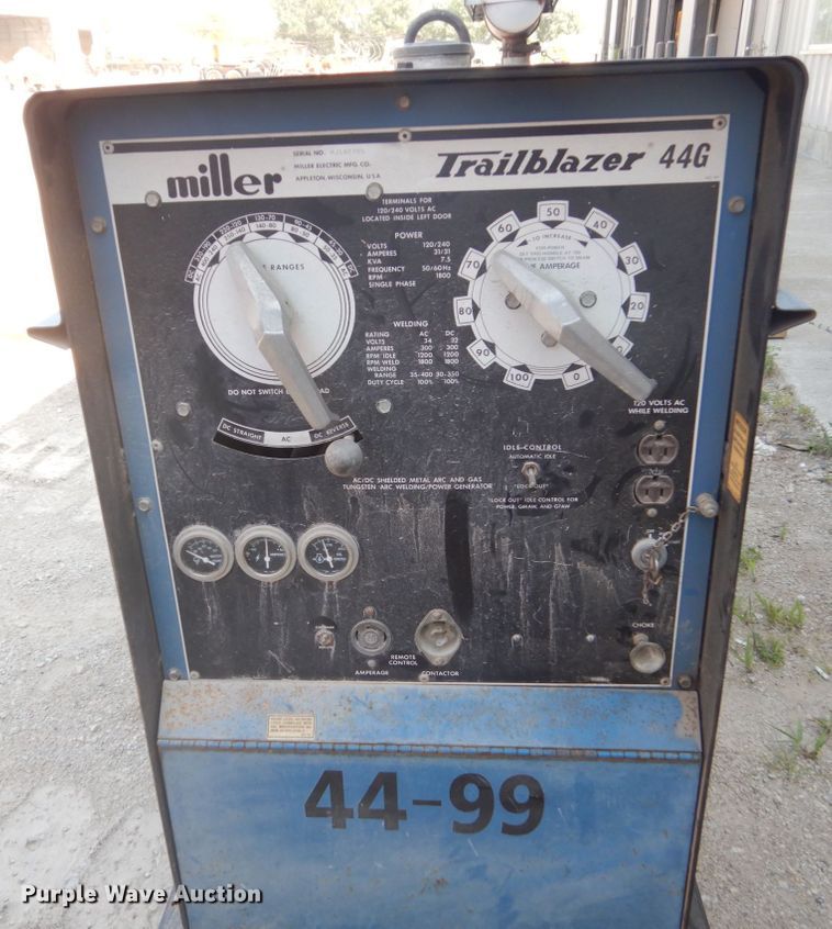 image for item FK9287 Miller Trailblazer 44G welder