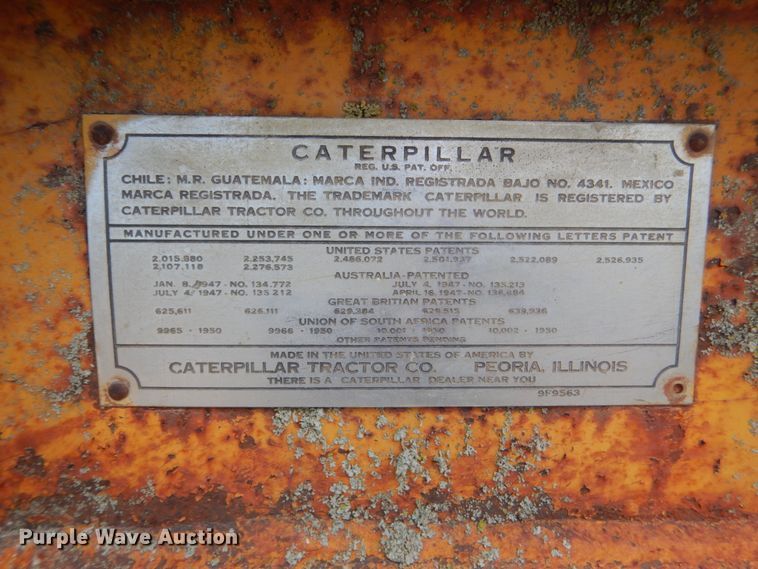 image for item FK9295 Caterpillar C60  scraper