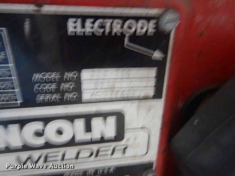 image for item FK9338 Lincoln Idealarc 250-250 welder