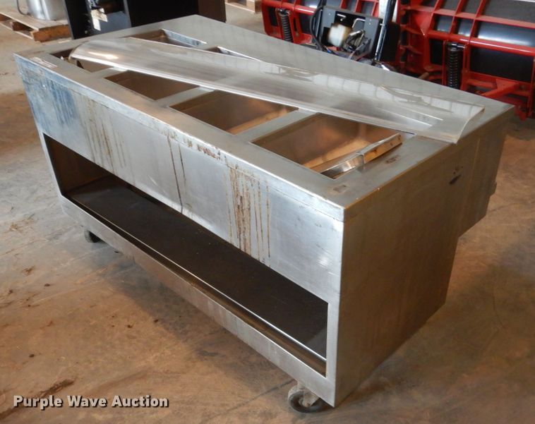 image for item FK9352 Kessel CU9TGKKC204-4-8G stainless steel warming buffet table