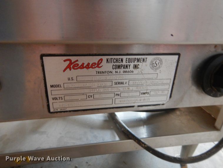 image for item FK9352 Kessel CU9TGKKC204-4-8G stainless steel warming buffet table