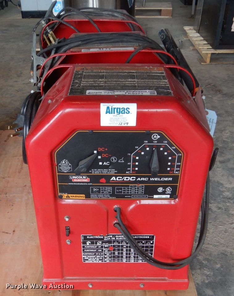 image for item FK9374 (3) Lincoln AC/DC arc welders