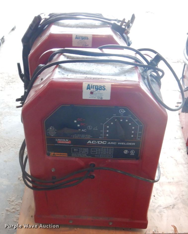 image for item FK9374 (3) Lincoln AC/DC arc welders