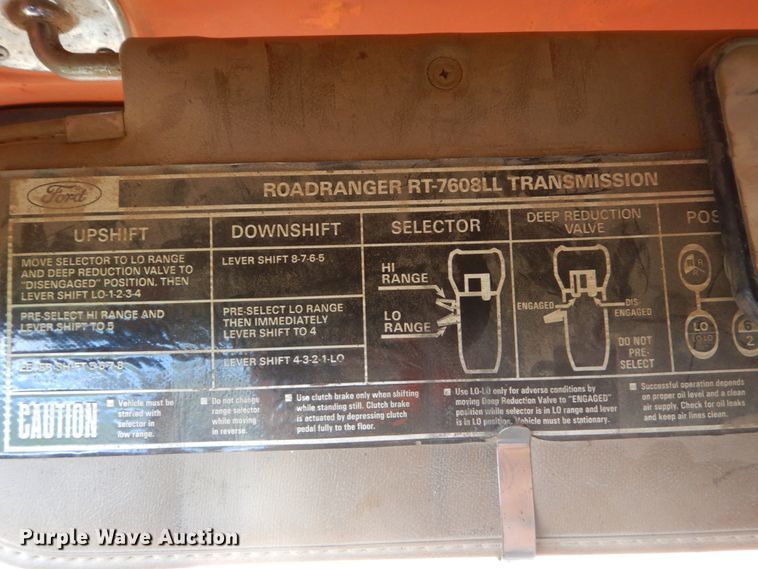 image for item FK9390 1995 Ford L8000  dump truck