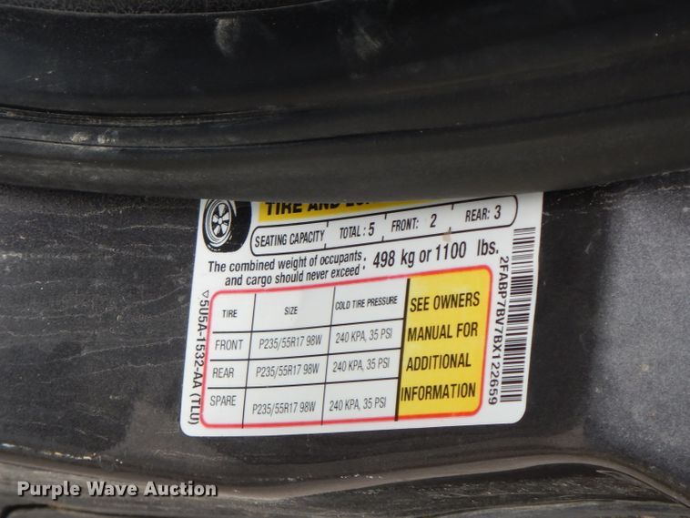 image for item FN9254 2011 Ford Crown Victoria Police Interceptor