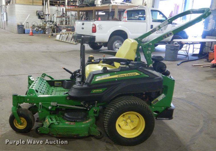 image for item GV9166 2015 John Deere Z930M ZTR lawn mower