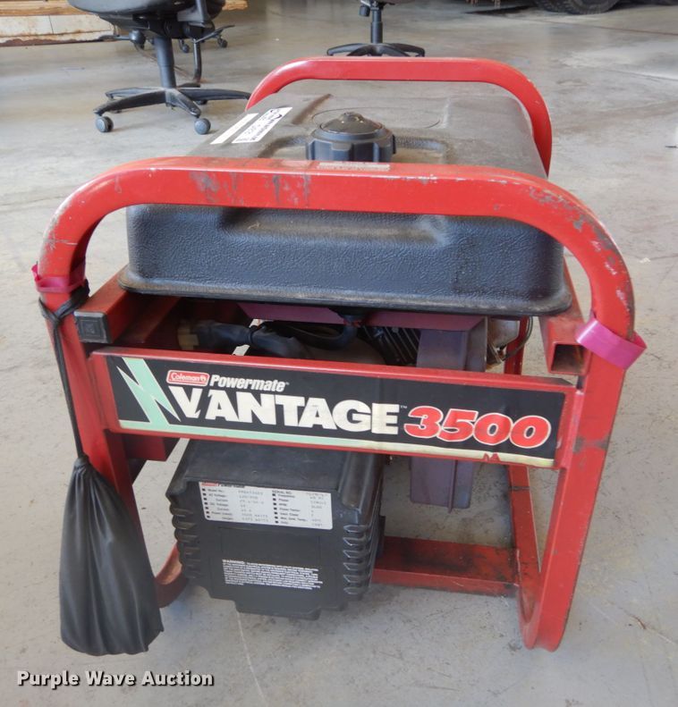 image for item GV9181 Coleman Powermate Vantage 3500 generator