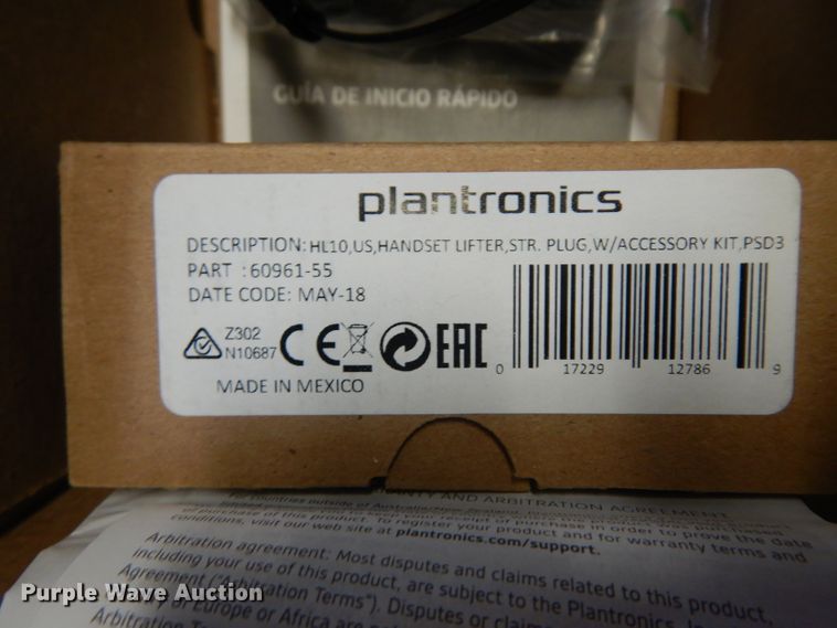 image for item HA9329 Plantronics CS540/HL10 phone headset