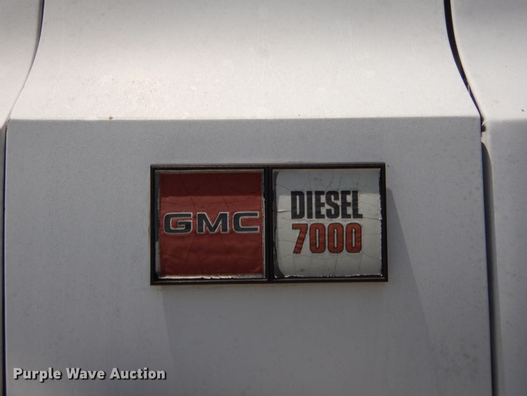 image for item HB9264 1985 GMC 7000  manure spreader truck