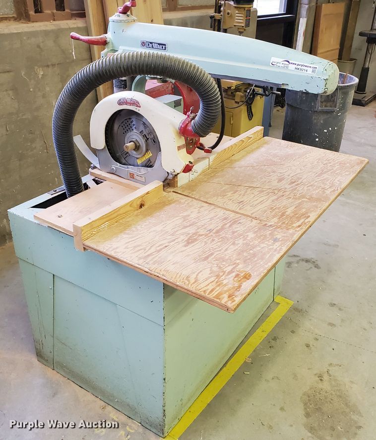 image for item HK9214 DeWalt GA radial arm saw