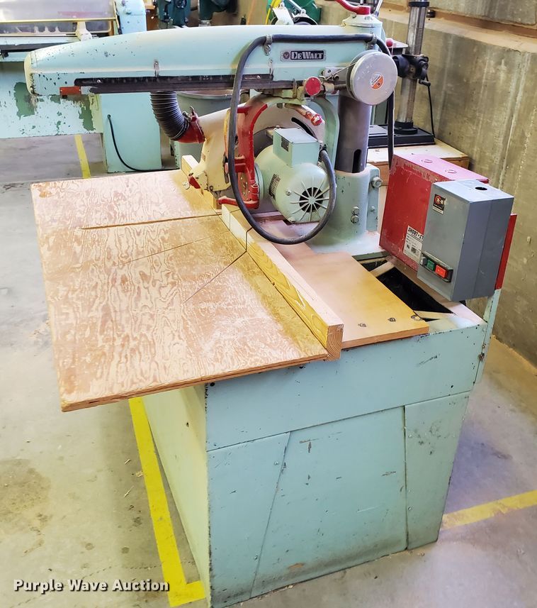 image for item HK9214 DeWalt GA radial arm saw
