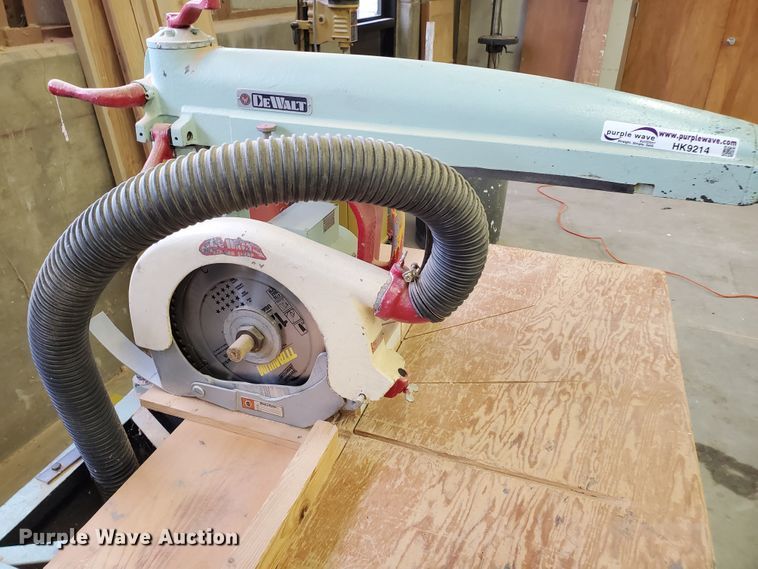 image for item HK9214 DeWalt GA radial arm saw
