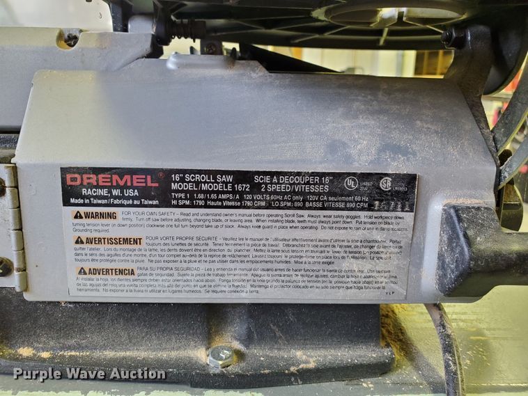 image for item HK9217 Dremel 1672 scroll saw