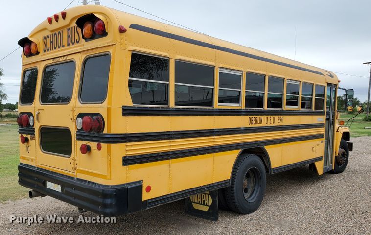image for item HK9222 1997 Chevrolet  Blue Bird school bus