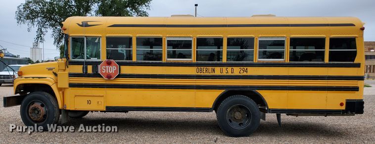 image for item HK9222 1997 Chevrolet  Blue Bird school bus