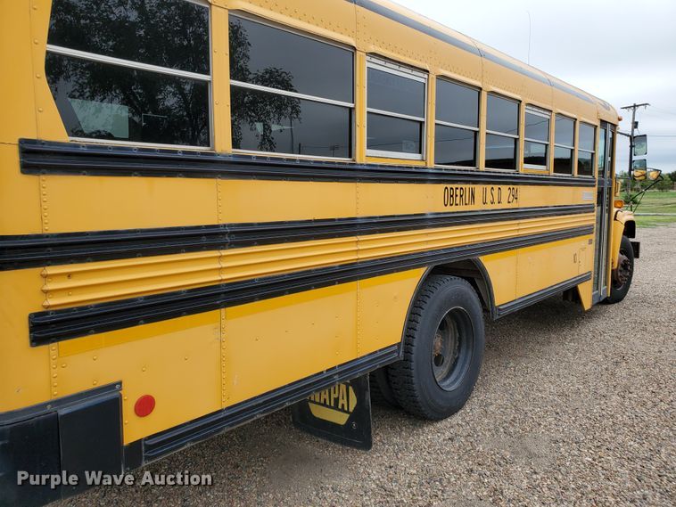 image for item HK9222 1997 Chevrolet  Blue Bird school bus