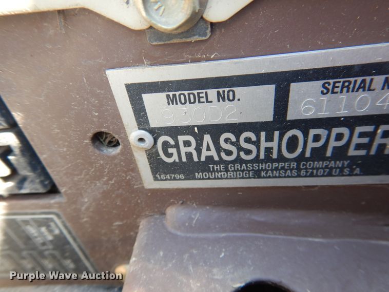 image for item HV9202 2011 Grasshopper 930D ZTR lawn mower