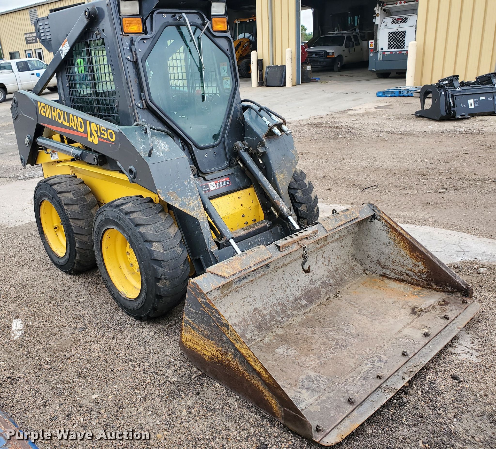 2003 New Holland LS150 skid steer loader in Norton, KS Item HK9179