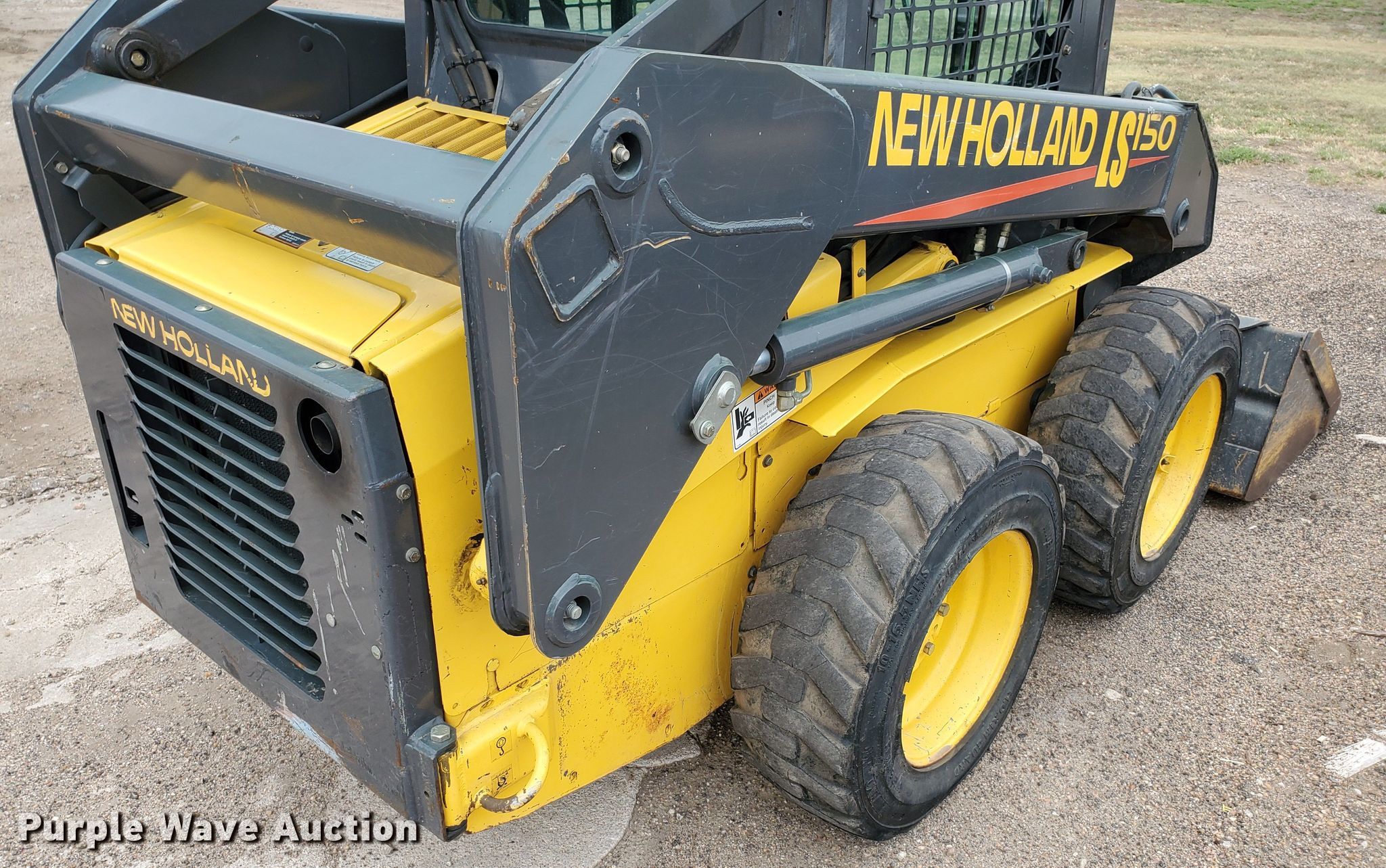 2003 New Holland LS150 skid steer loader in Norton, KS Item HK9179