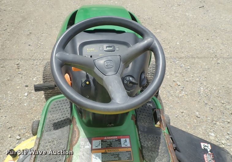 image for item DE0668 John Deere L120 lawn mower