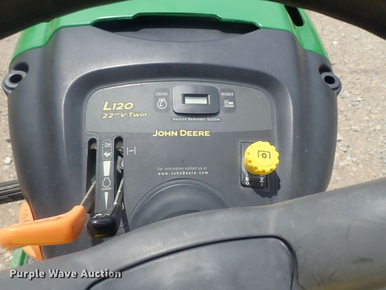 image for item DE0668 John Deere L120 lawn mower