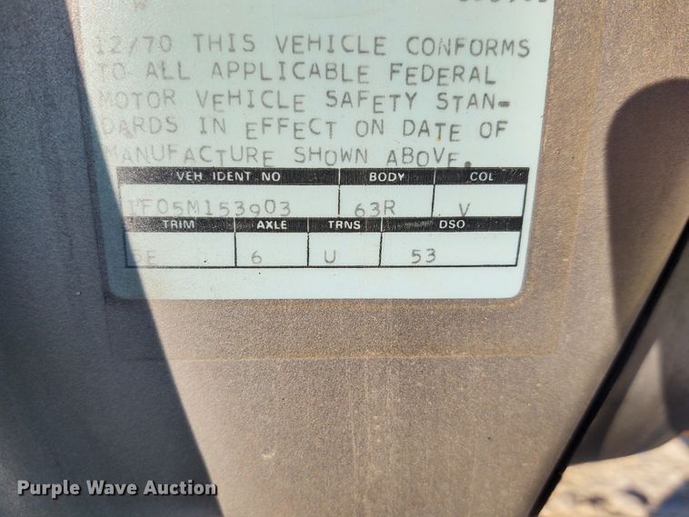 image for item DE7026 1971 Ford Mustang Mach 1