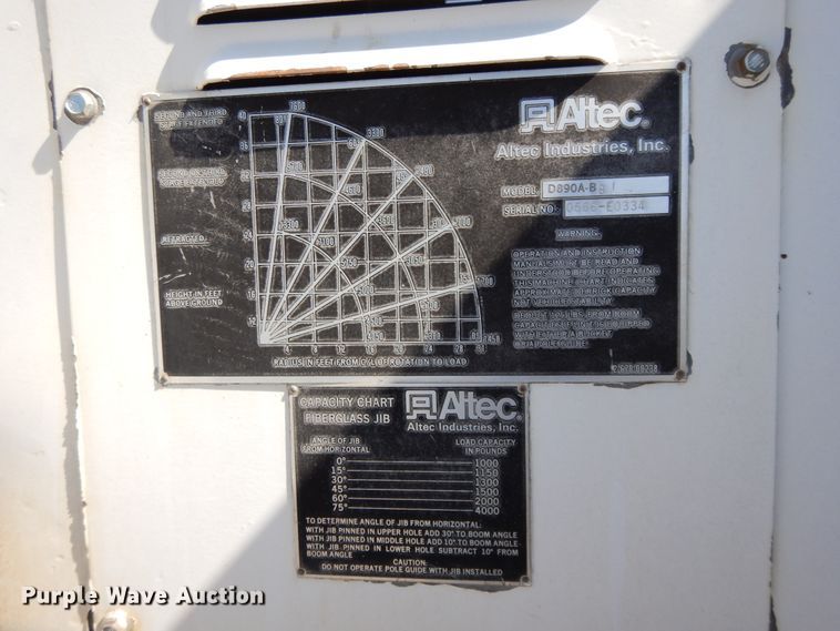 image for item DF6007 1986 Chevrolet C70 digger derrick truck