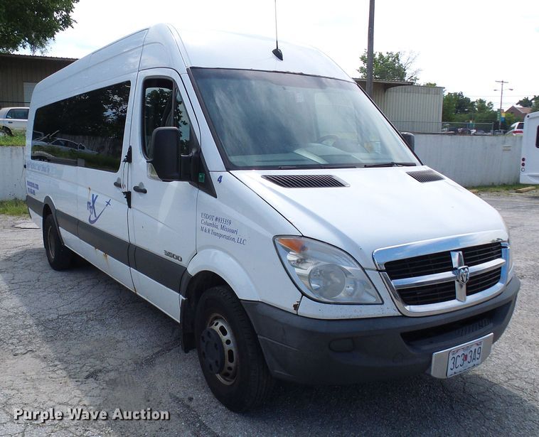 image for item DG1956 2008 Dodge Sprinter 3500  shuttle bus