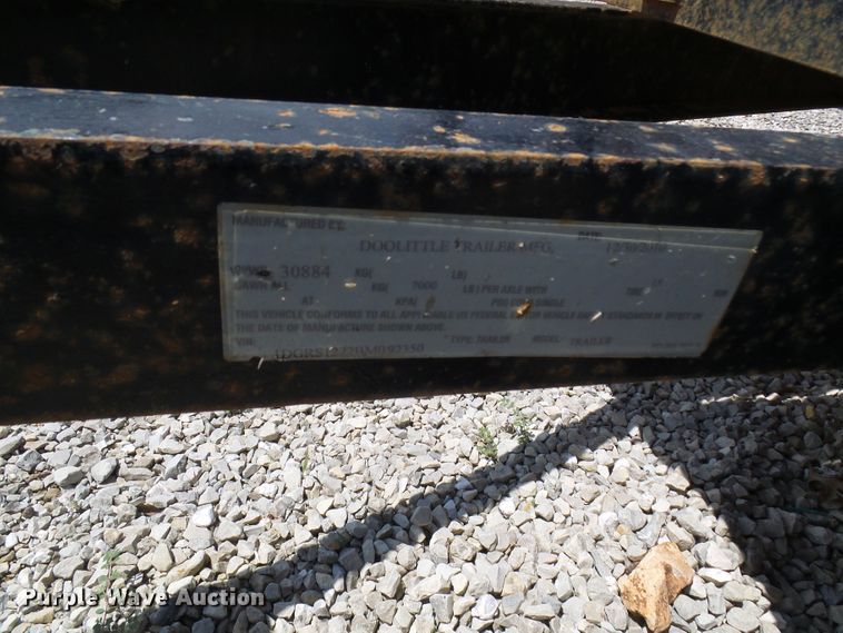 image for item DG1983 2011 Doo Little utility trailer