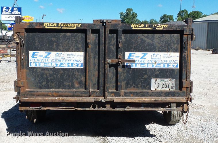 image for item DH3792 2010 Rice dump trailer