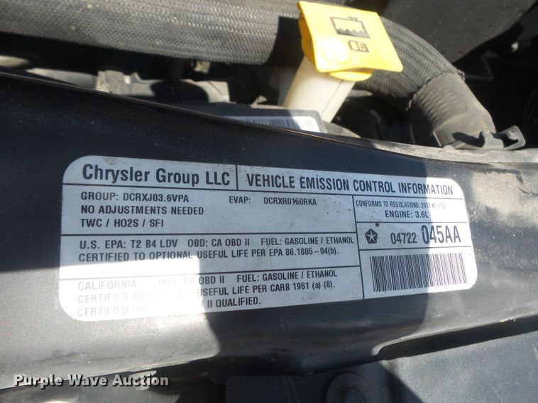 image for item DH3827 2013 Dodge Grand Caravan  van