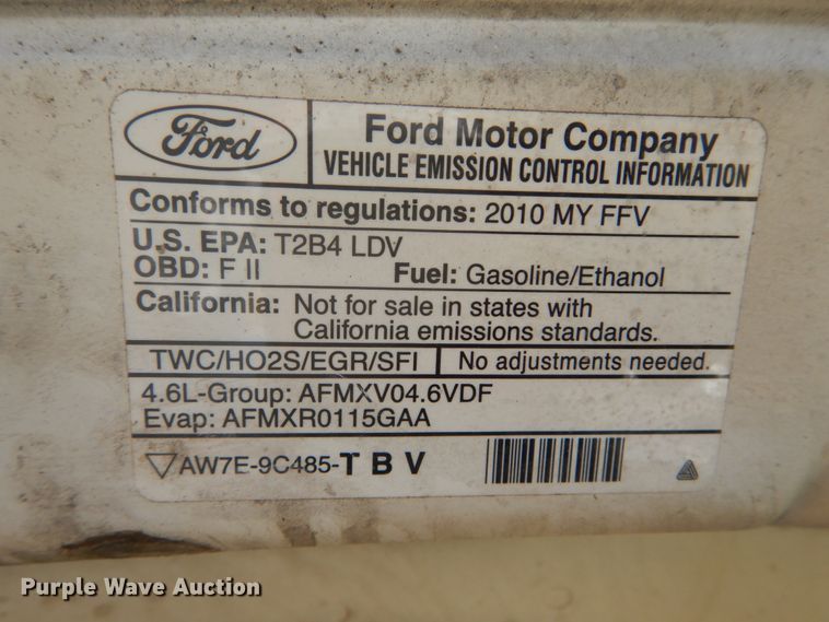 image for item DH5128 2010 Ford Crown Victoria Police Interceptor