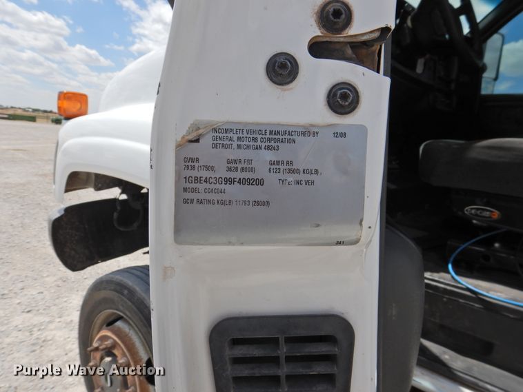 image for item DI0154 2009 Chevrolet C4500  service truck