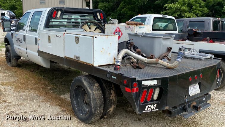 image for item DI8751 2008 Ford F550 Super Duty XL  Crew Cab flatbed truck