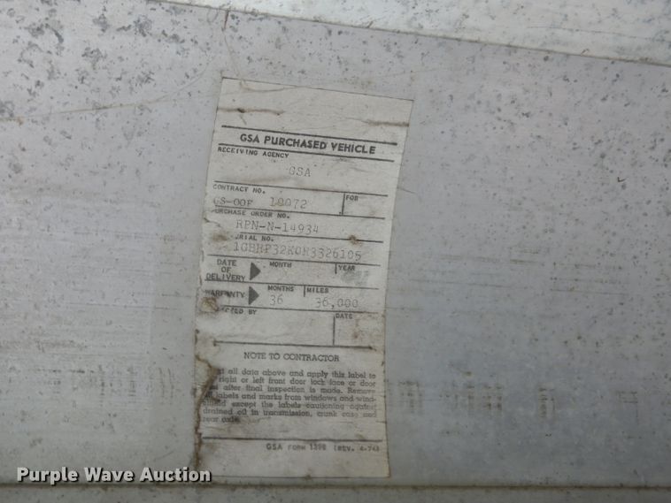 image for item DJ4294 1994 Chevrolet P30 Utilitmaster  delivery van