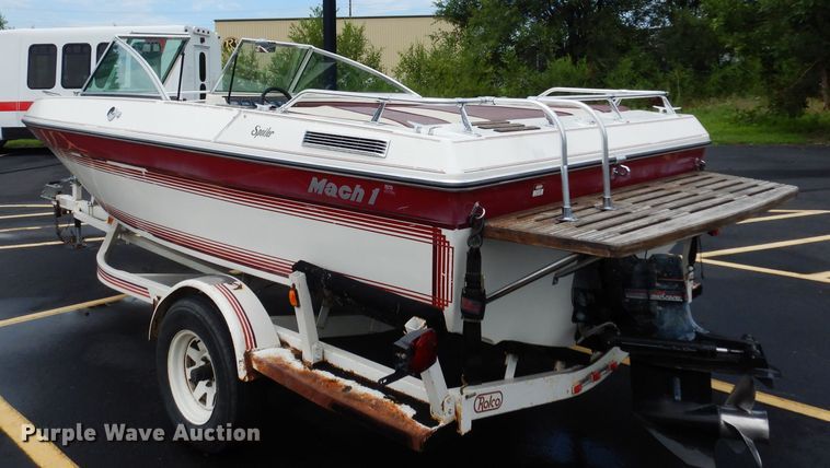 image for item DJ4303 1987 Mach 1  boat