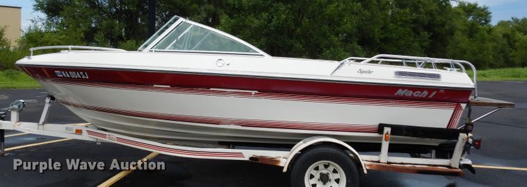image for item DJ4303 1987 Mach 1  boat