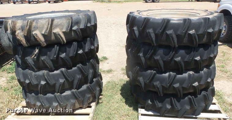 image for item EL9193 (8) Firestone 12.5-22.5 tires and wheels