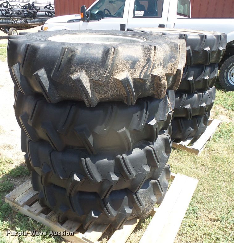 image for item EL9193 (8) Firestone 12.5-22.5 tires and wheels