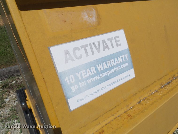 image for item EP9860 Pro Tech IS10S skid steer snow pusher