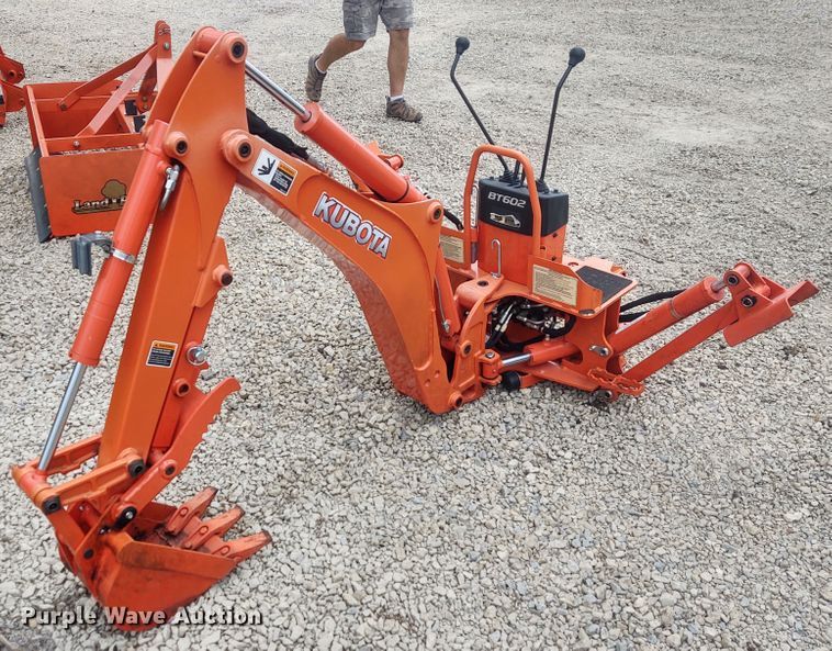 image for item EQ9406 Kubota BT602 backhoe attachment