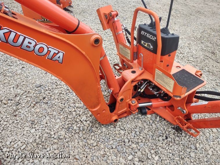 image for item EQ9406 Kubota BT602 backhoe attachment