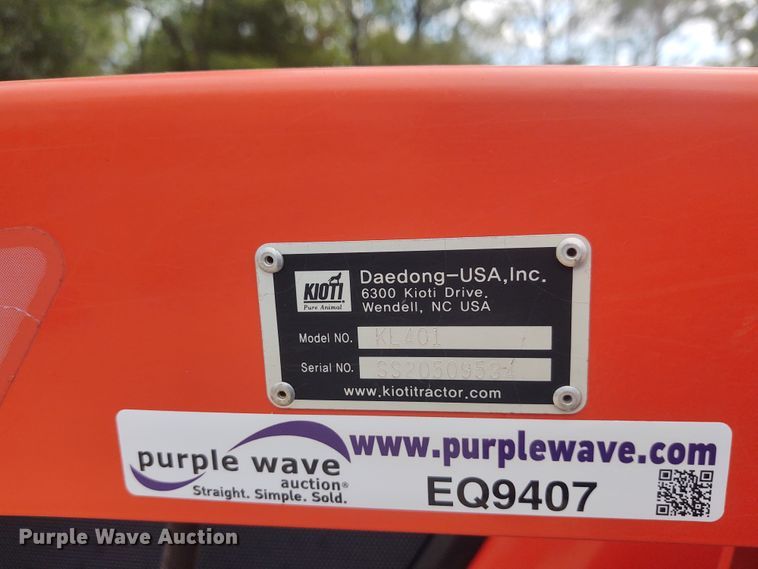 image for item EQ9407 Kioti DK45SE  MFWD tractor