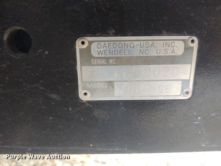 image for item EQ9407 Kioti DK45SE  MFWD tractor