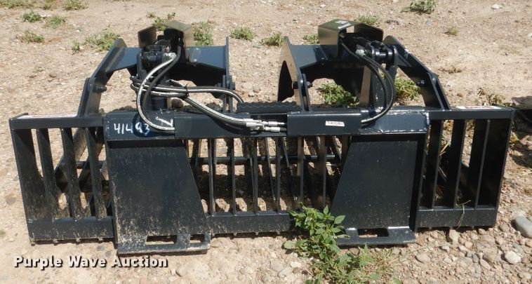 image for item FA9384 Stout HD72-3 72"W skid steer grapple bucket
