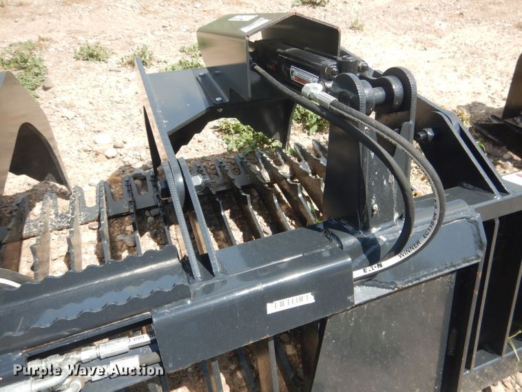 image for item FA9384 Stout HD72-3 72"W skid steer grapple bucket