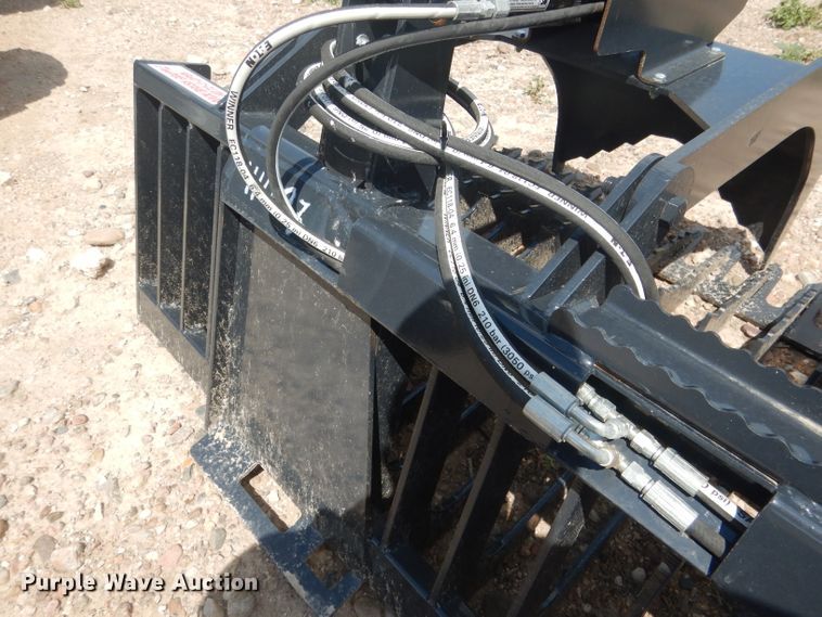 image for item FA9384 Stout HD72-3 72"W skid steer grapple bucket