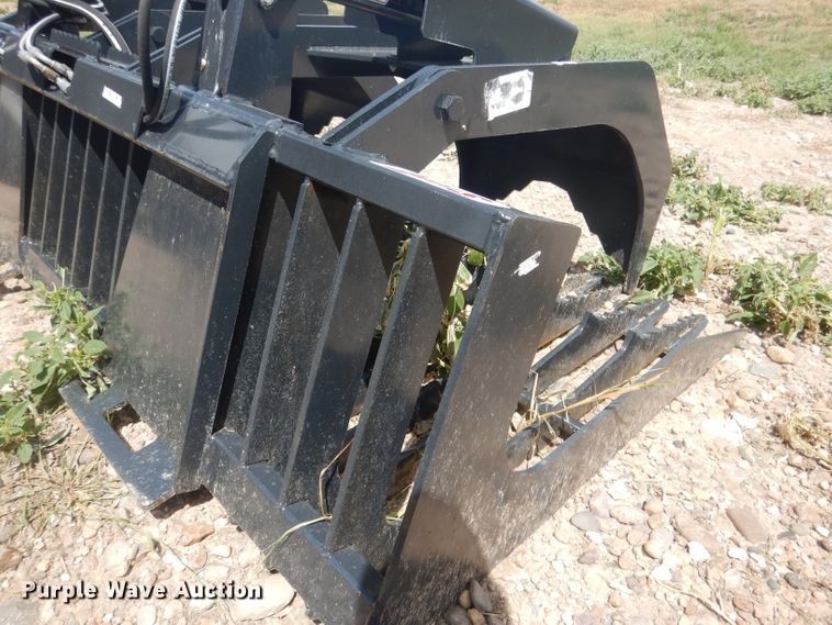 image for item FA9384 Stout HD72-3 72"W skid steer grapple bucket