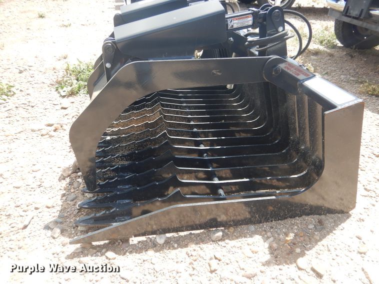 image for item FA9384 Stout HD72-3 72"W skid steer grapple bucket